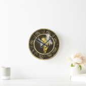 Ange Vintage or classique et horloge violon (Maison)