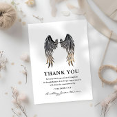 Ange Wings Funeral Merci Note