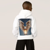 Ange Wings Hoodie de Pullover pour enfants (Dos entier)