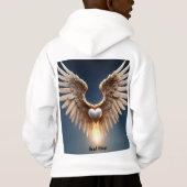 Ange Wings Hoodie de Pullover pour enfants (Dos)