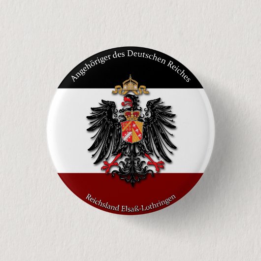 Angehöriger des Deutschen Reiches Ronde Button 3,2 Cm (Voorkant)