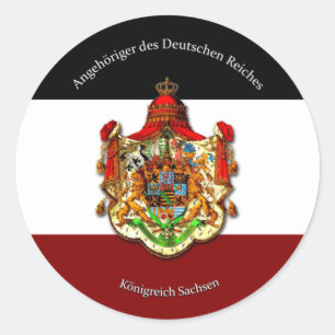 Angehöriger des Deutschen Reiches Ronde Sticker