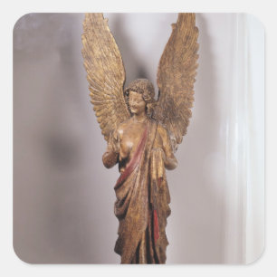Angel, 1260-70, van de Saudemont-kerk Vierkante Sticker