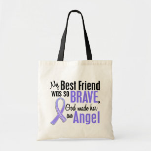 Angel 1 Best Friend (Vrouw) Stomach Cancer Tote Bag