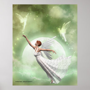 Angel 1 - onder Vrienden afdrukken Poster