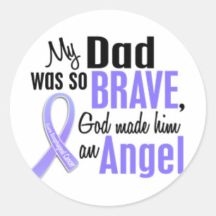 Angel 1 Pap Esophageal Cancer Ronde Sticker