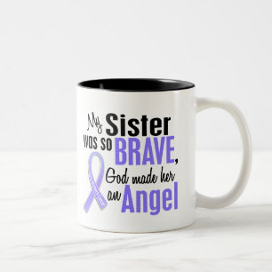 Angel 1 Zuster Stomach Cancer Tweekleurige Koffiemok