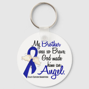 Angel 2 Brother Colon Cancer Sleutelhanger
