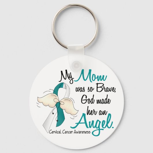 Angel 2 Cererical Cancer Ma Sleutelhanger (Voorkant)
