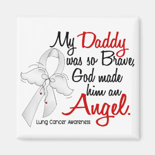 Angel 2 Dad Lung Cancer Magneet