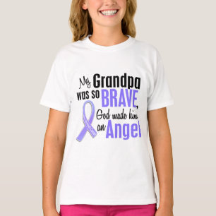 Angel 2 Grandpa Stomach Cancer T-shirt