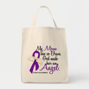 Angel 2 Mam Pancreatic Cancer Tote Bag