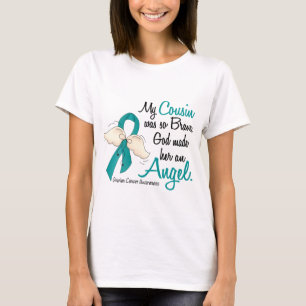 Angel 2 Ovarium Cancer Neef T-shirt