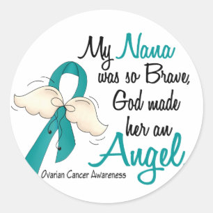Angel 2 Ovariumkanker Nana Ronde Sticker