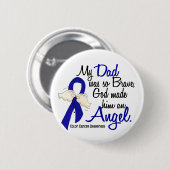 Angel 2 Pap Colon Cancer Ronde Button 5,7 Cm (Voorkant /achterkant)