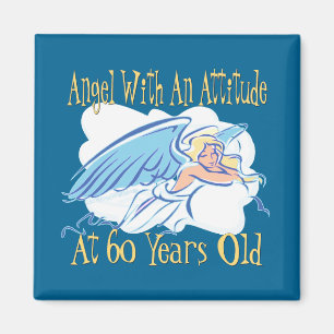 Angel 60th Birthday Magneet