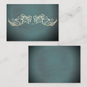 Angel ailes Spirituel Lightworker Carte de visite (Devant / Derrière)