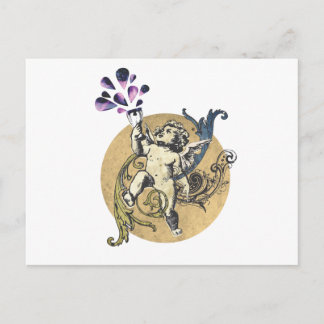 angel and wine briefkaart