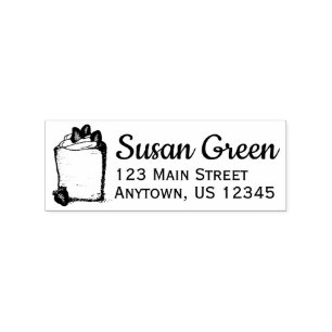 Angel Angelfood Food Cake Slice Strawberry Dessert Rubberstempel