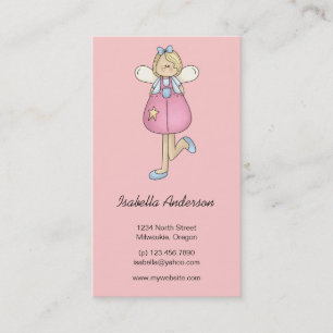 Angel Antics ・ Angel ・ Pink Visitekaartje