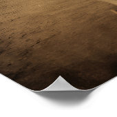 Angel Antiek Brown Sepia Texture Poster (Hoek)
