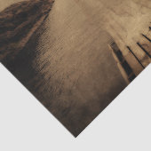 Angel  Antiek Brown Sepia Texture Tissuepapier (Detail)