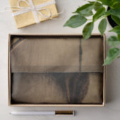 Angel  Antiek Brown Sepia Texture Tissuepapier (Geschenk)