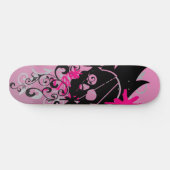 Angel Armor Japanese Punk Pink Skateboard (Horz)