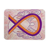  Angel Art Magnets de sensibilisation à l'orange e (Horizontal)