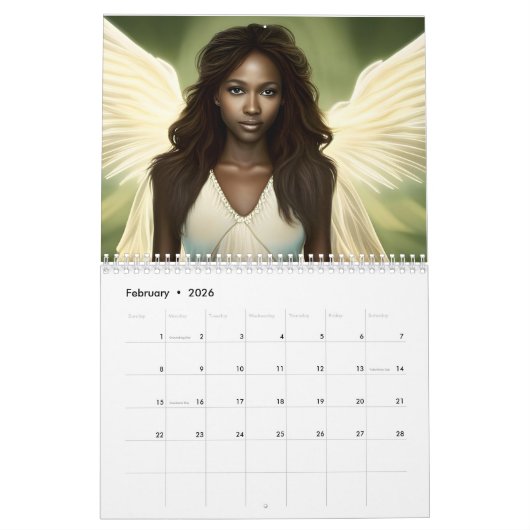 Angel Art par Yanesh Calendrier 2024 (Feb 2026)