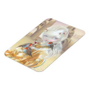 "Angel at Glastonbury Abbey" Premium Magnet Magneet