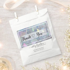 Angel Aura Quartz Business Shopping Paper-tags Bedankzakje