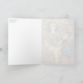 Angel avec Bird CC0418 Carte de voeux d'art islami (Intérieur)