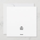 Angel avec carte de Noël de la harpe (Dos)