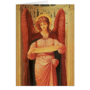 Angel avec défilement par John Melhuish Strudwick