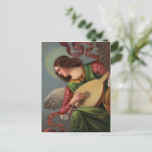 Angel avec une carte postale en lot (Debout devant)