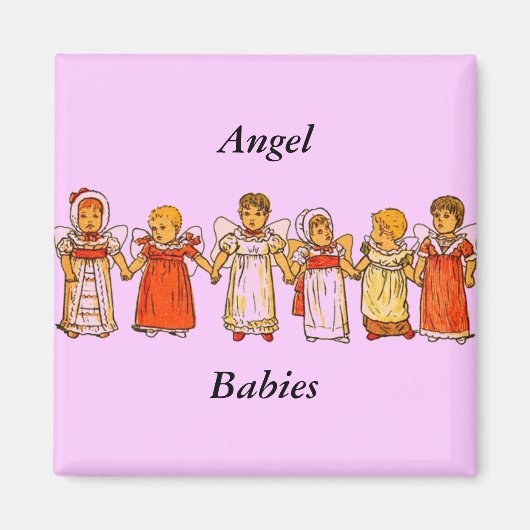 Angel Babies Magnet Magneet (Voorkant)