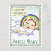 Angel Baby Inspirerend Briefkaart (Voorkant)