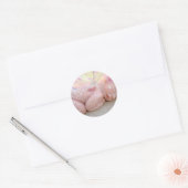angel-baby- ronde sticker (Envelop)