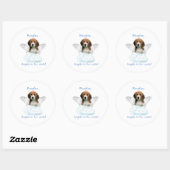 Angel beagle - Sticker (Feuille)