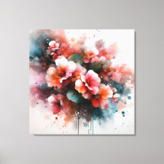 angel begonia canvas afdruk