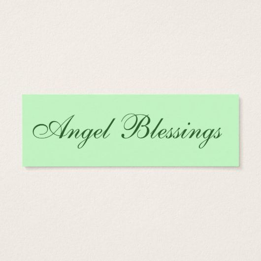 Angel Bénédictions amour note (Dos)