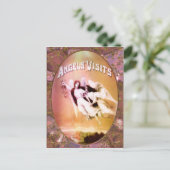 Angel bezoekt Briefkaart (Staand voorkant)