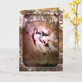 Angel bezoekt kaart (Gele Bloem)