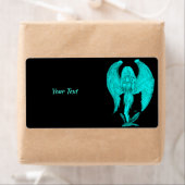 Angel, Black en Green-design Etiket (Insitu)