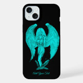 Angel, Black en Green-design iPhone Hoesje (Achterkant)