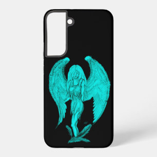 Angel, Black en Green-design Samsung Galaxy Hoesje