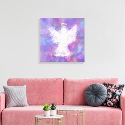 Angel Blessings Canvas Afdruk (Insitu (Woonkamer))