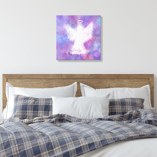 Angel Blessings Canvas Afdruk (Insitu (Slaapkamer))