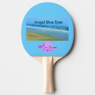 Angel Blue Eyes Ping Pong Paddle Tafeltennisbatje